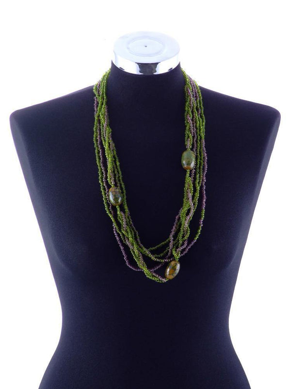 Colier margele sticla  Liza Panait Liza Panait Online Boutique